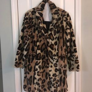 Kendall & Kylie Faux Fur Cheetah Coat